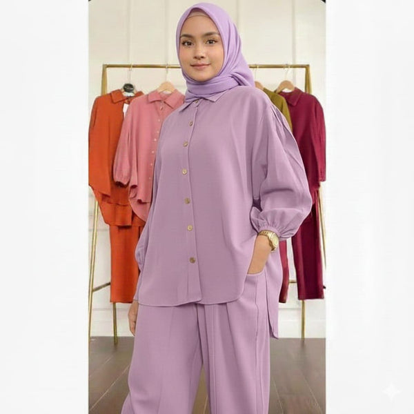 Everyday Modest Coord  Sage Green