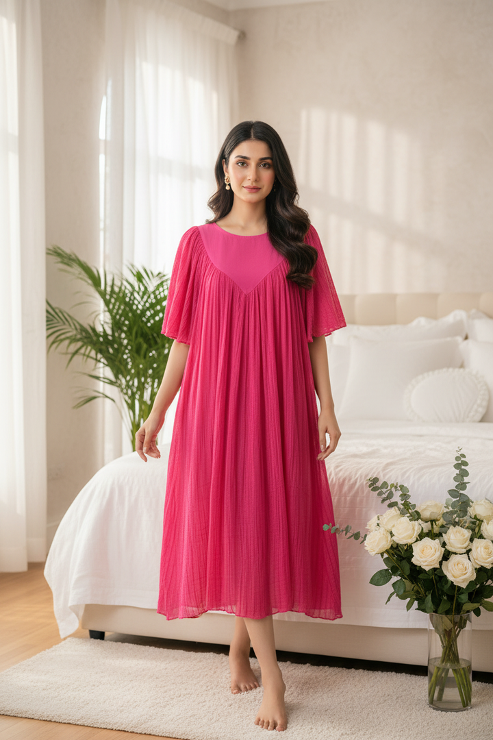 Pink Blossom Night Gown